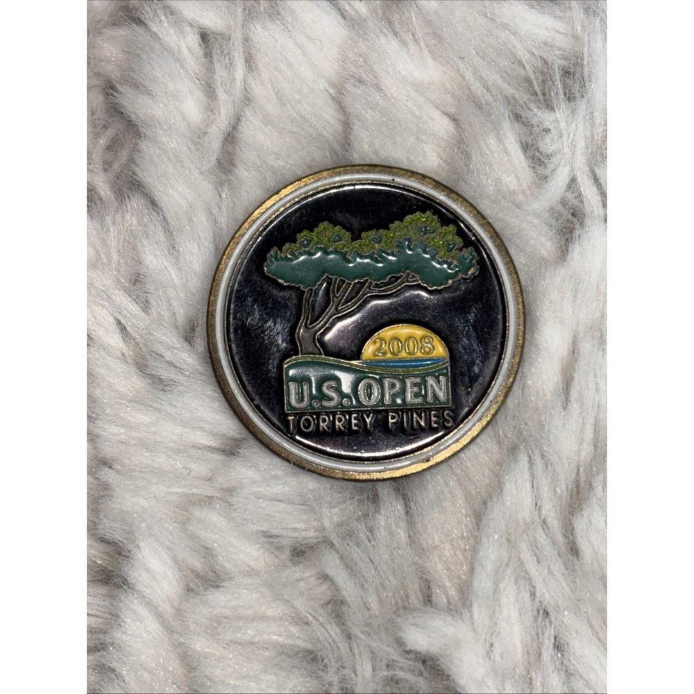 2008 U.S. Open Championship 1" Coin Style Golf Marker Tiger Woods -‎ 3514